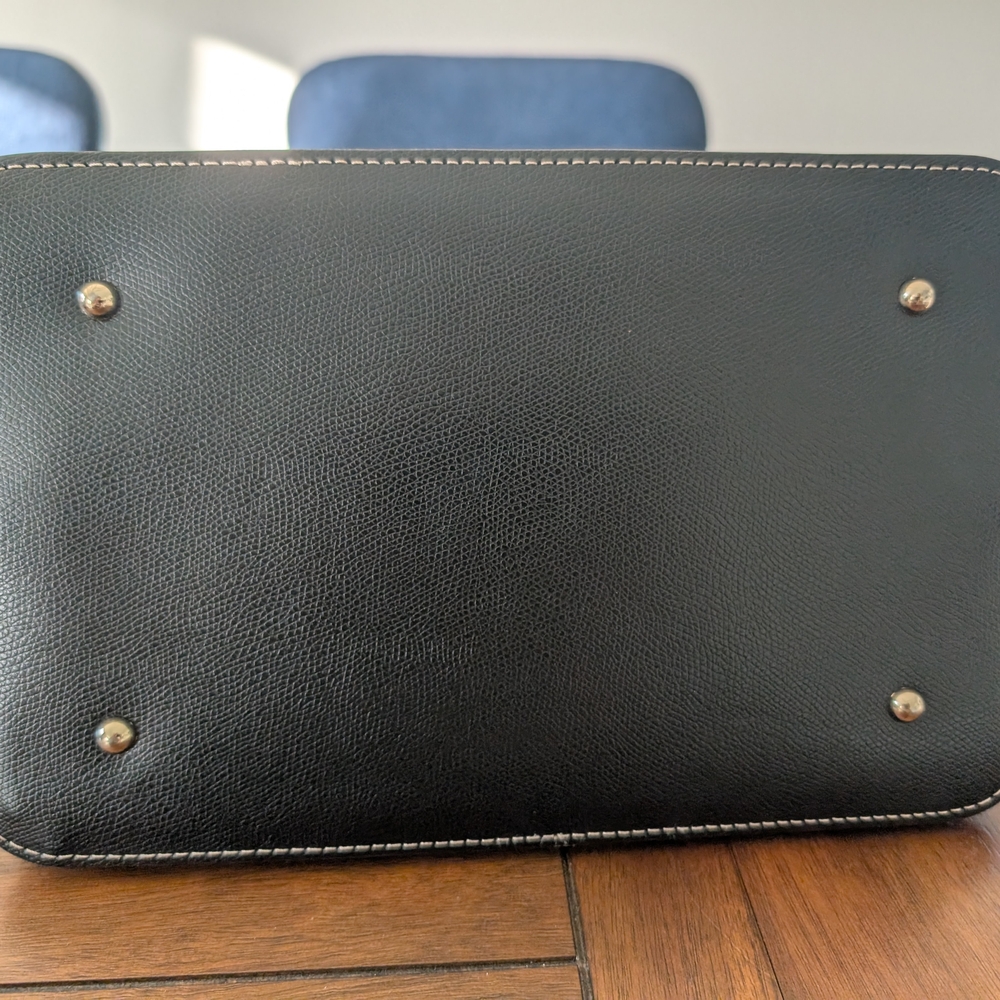 Dooney & Bourke Black Leather Bag - Picture 3 of 6